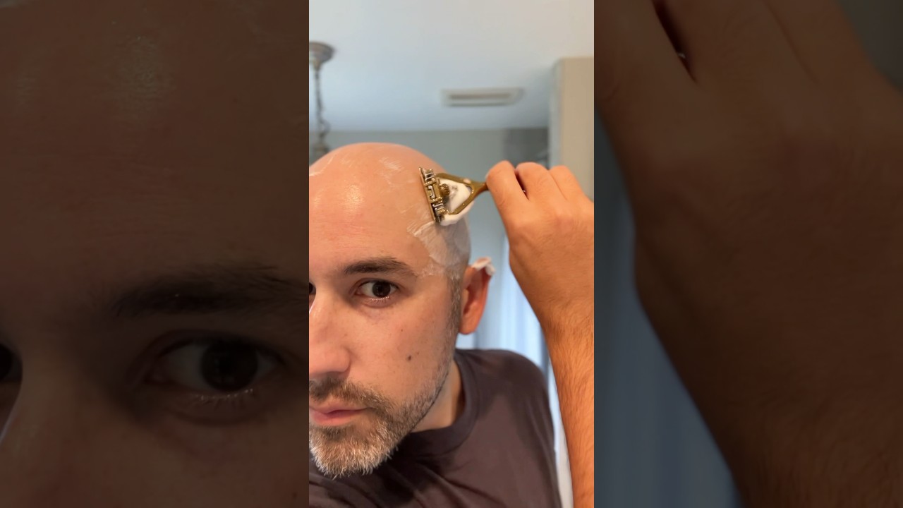 Как побрить голову с помощью Leaf Razor