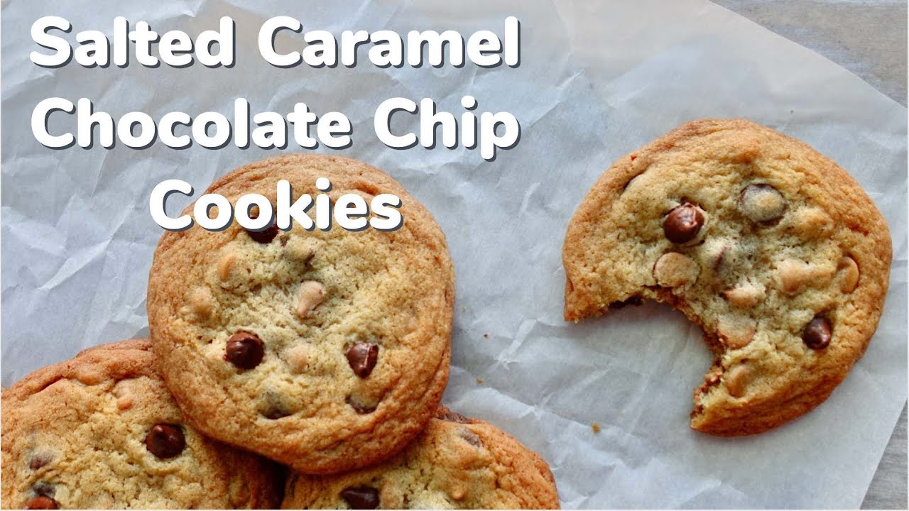 Salted Caramel Chocolate Chip Cookies (How to Freeze Cookie Dough)