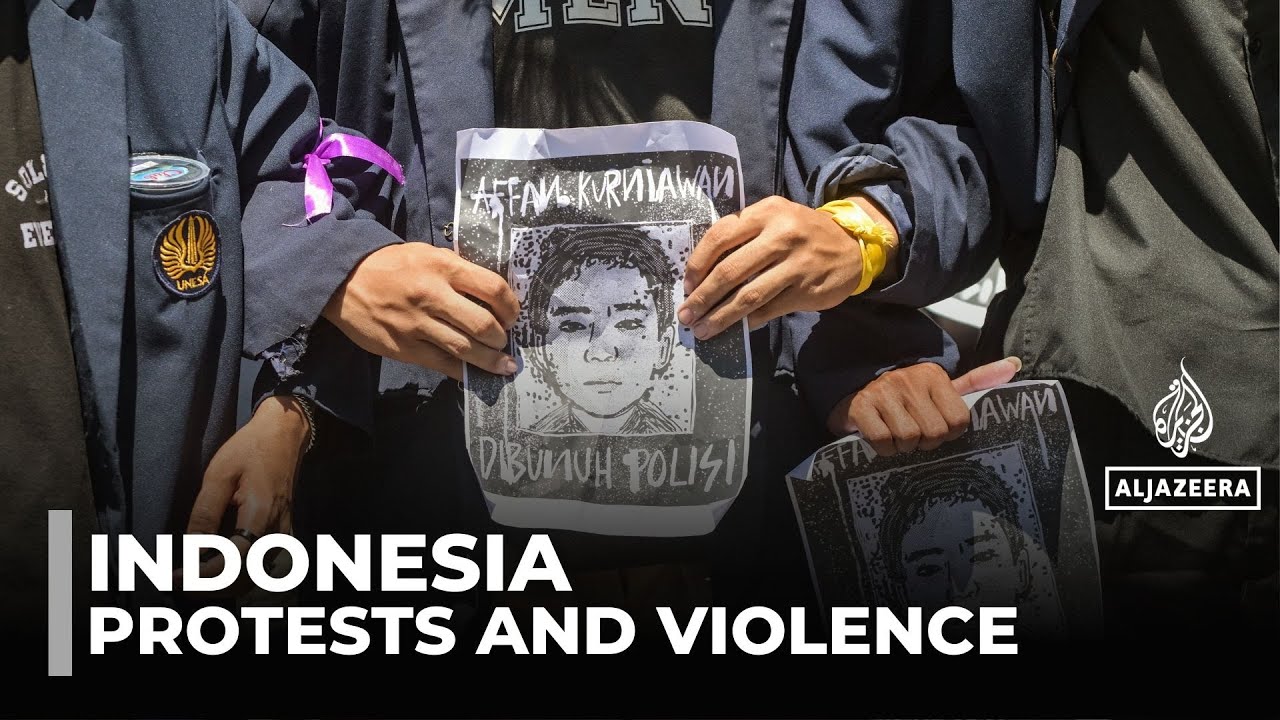 Антиправительственные протесты в Индонезии: напряженность растет после убийства курьера полицией