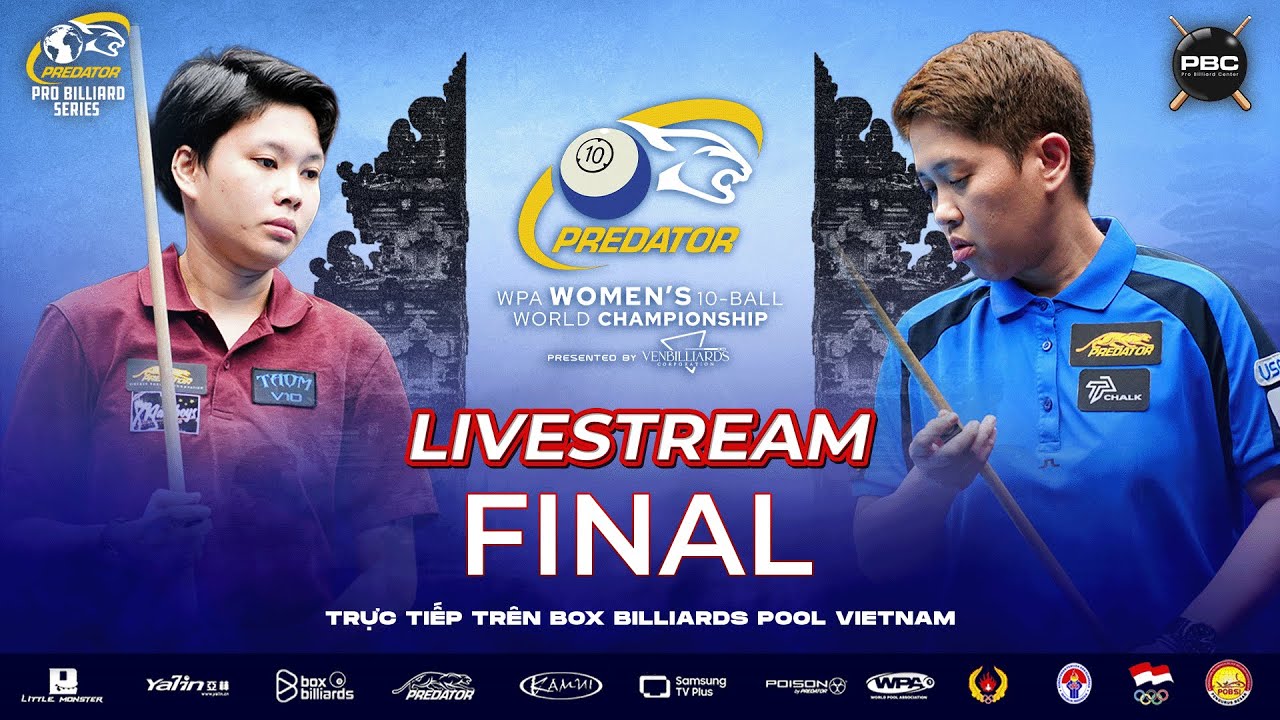 Chung kết |TV1| Chezka Centeno vs Rubilen Amit |2025 Predator WPA Women’s 10-Ball World Championship