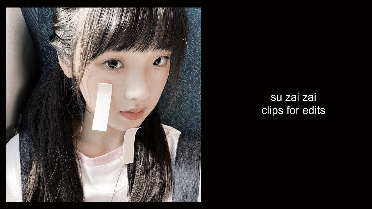 ˖˙  ᰋ  ── su zaizai  clips for edits 🎀