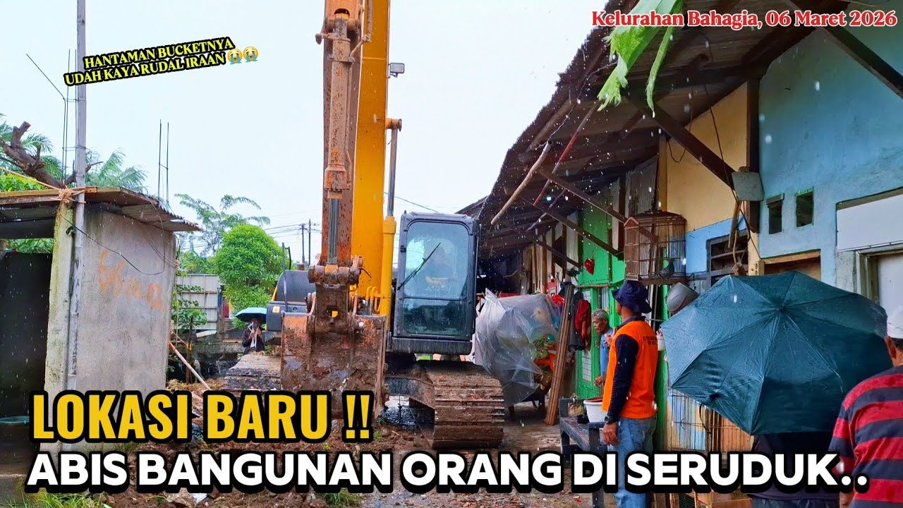 GAK KALAH NGERI DARI RUDAL IRAN ‼️ BANGUNAN ORANG SAMPE ABIS KENA HANTAMAN BUCKET BABEH RAMLIH ‼️ 
