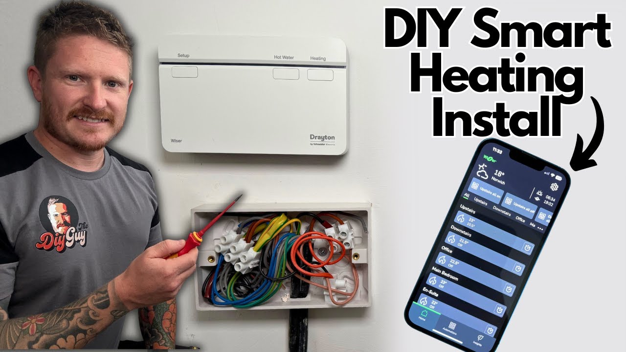 How to Install Drayton Wiser Smart Heating System - THIS WILL SAVE YOU MONEY