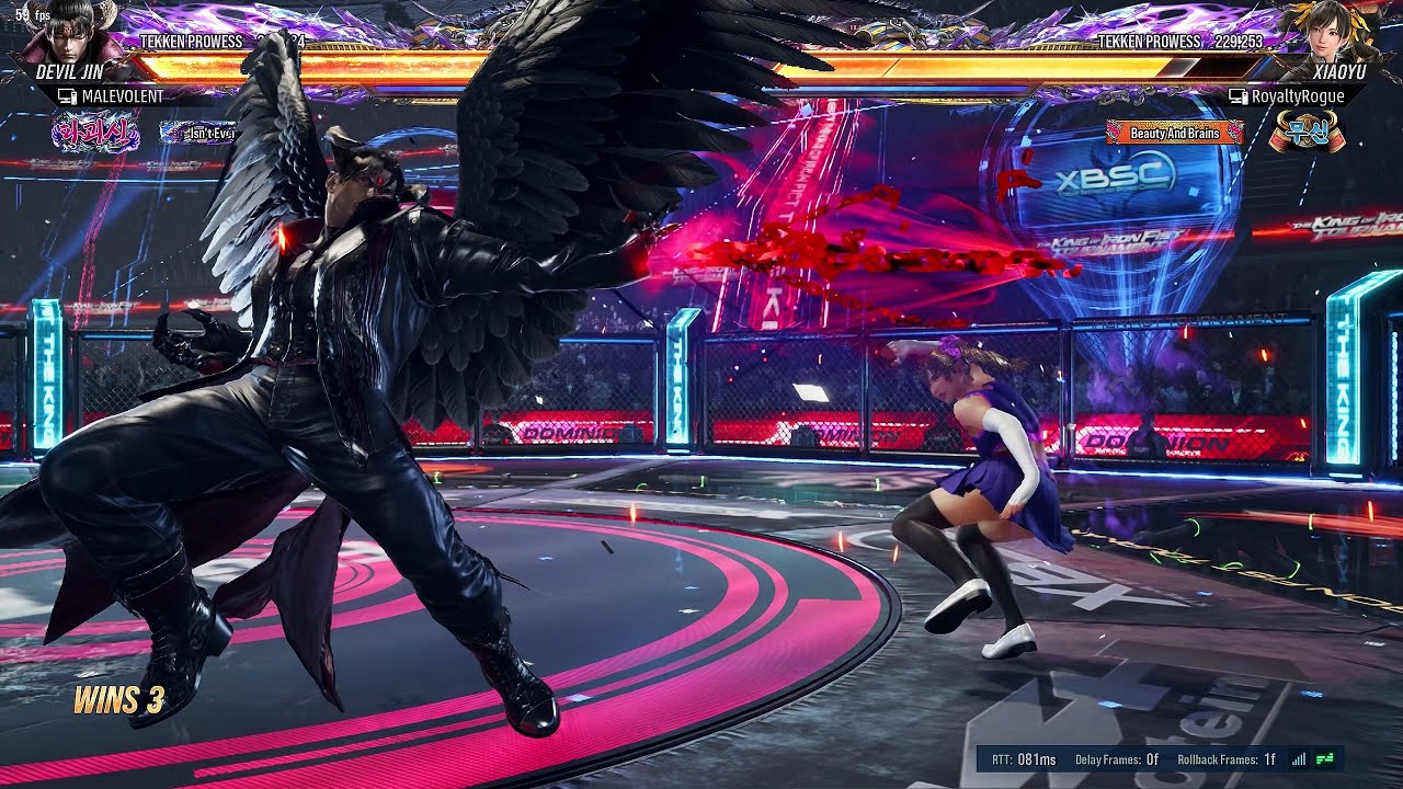 Devil Jin (1.07) Tekken God of Destruction Matches #30 - Tekken 8 Online