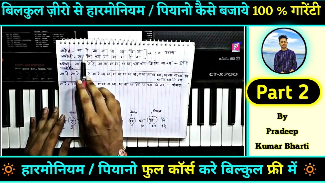 Harmonium Bajana Sikhe Part 2 | Harmonium Tutorials For Beginners | Harmonium Kaise Sikhe Part 2