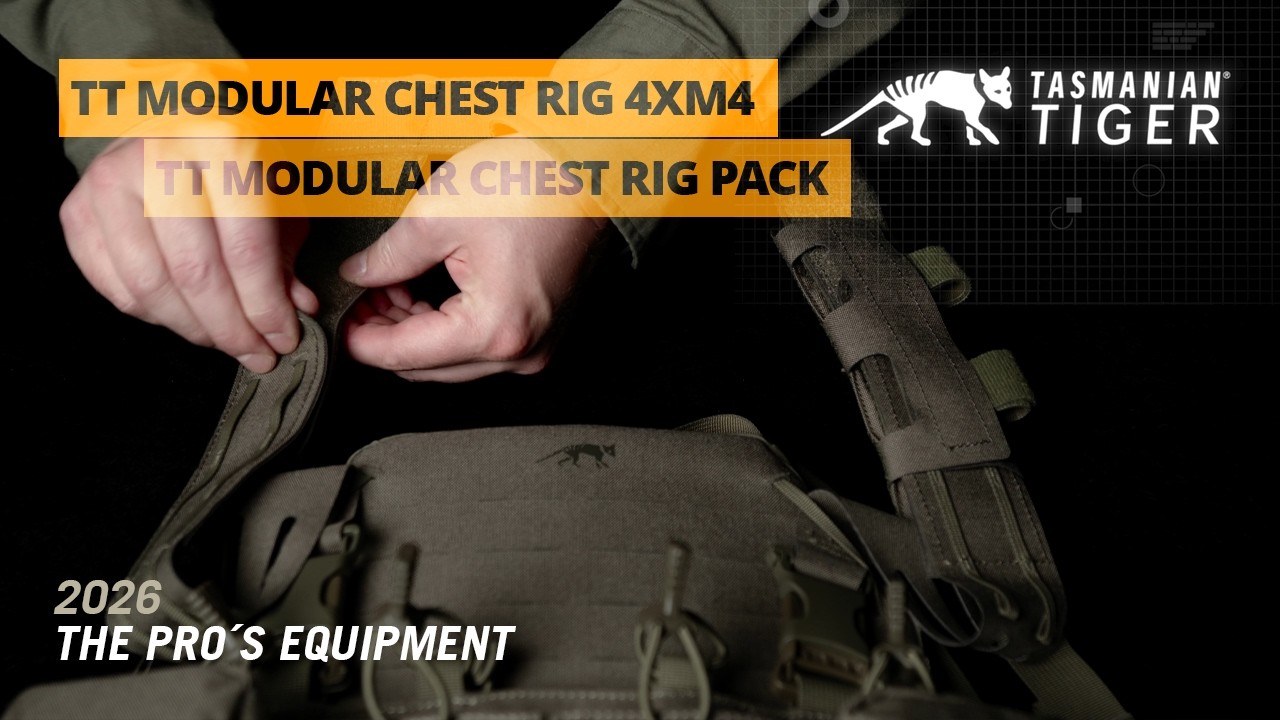TT Modular Chest Rig 4xM4 & TT Chest Rig Pack [EN] | TASMANIAN TIGER – THE PROS’ EQUIPMENT