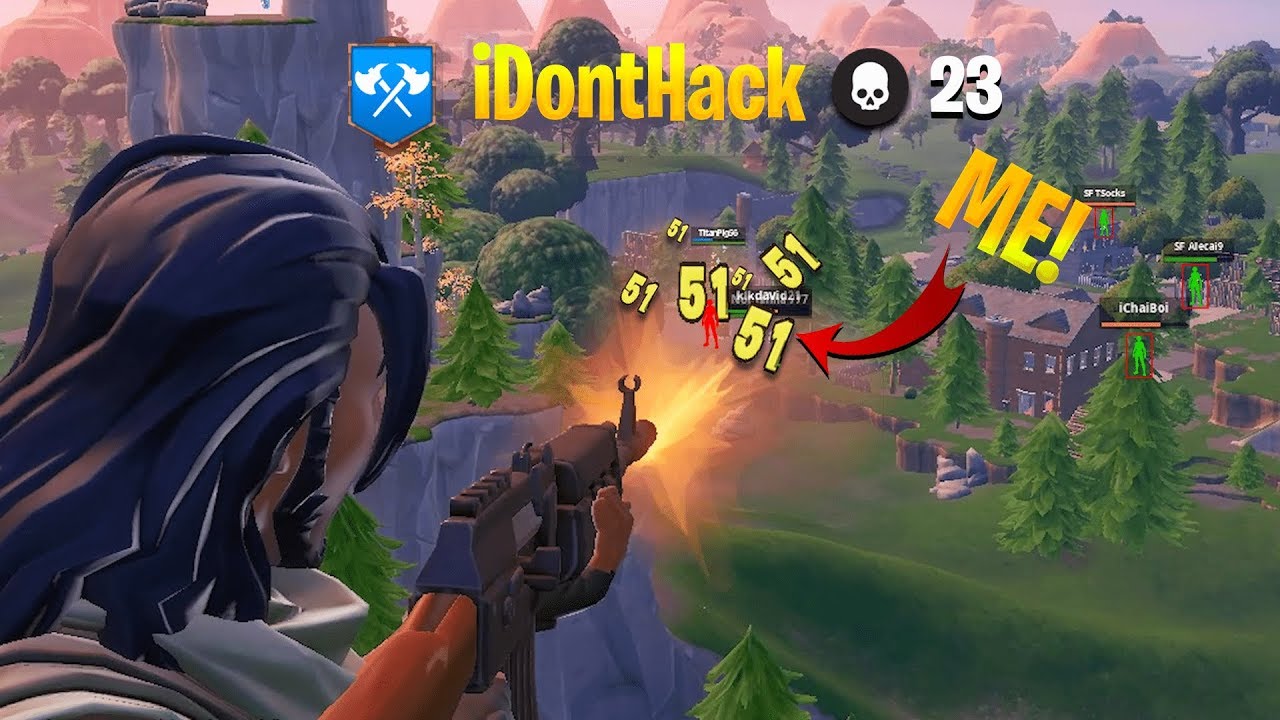 I CHALLENGED A Hacker in Fortnite and THIS Happened...