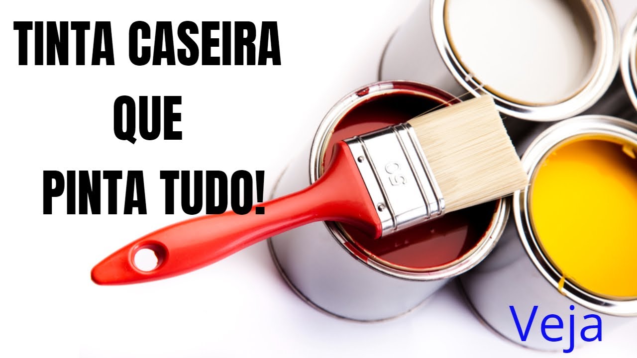 Como fazer tinta caseira ultra resistente para o artesanato e etc...