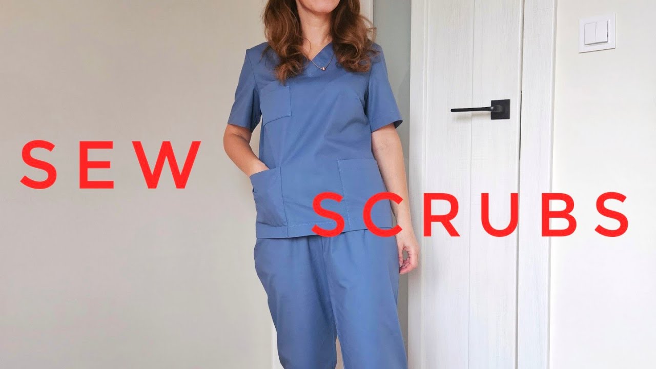 Шью медицинский костюм \  Sewing scrubs