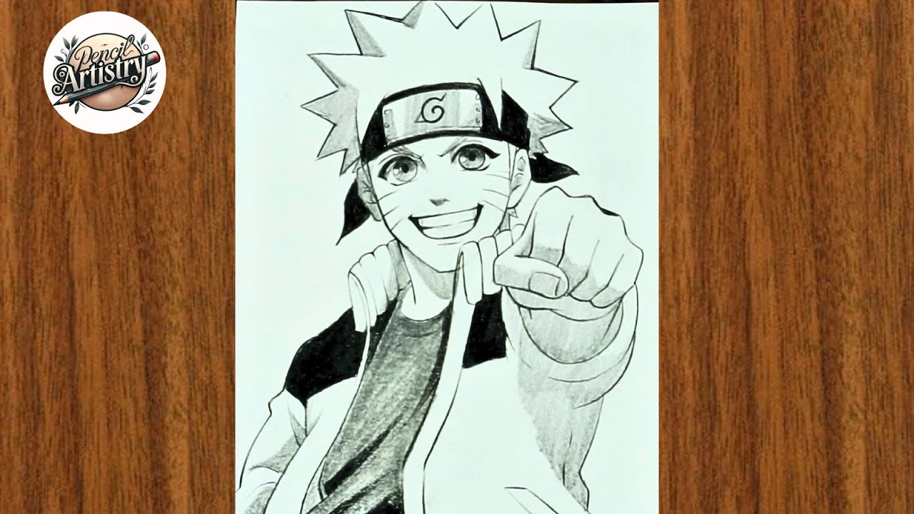 How to Draw Naruto Uzumaki Step by Step || Easy Naruto Sketch || Naruto Drawing Tutorial