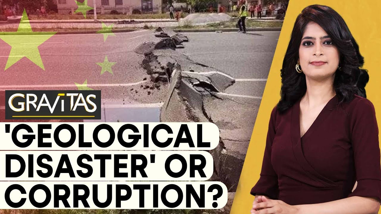 Gravitas | China's growth cracks up: Exploding buildings and roads expose Xi's development lie