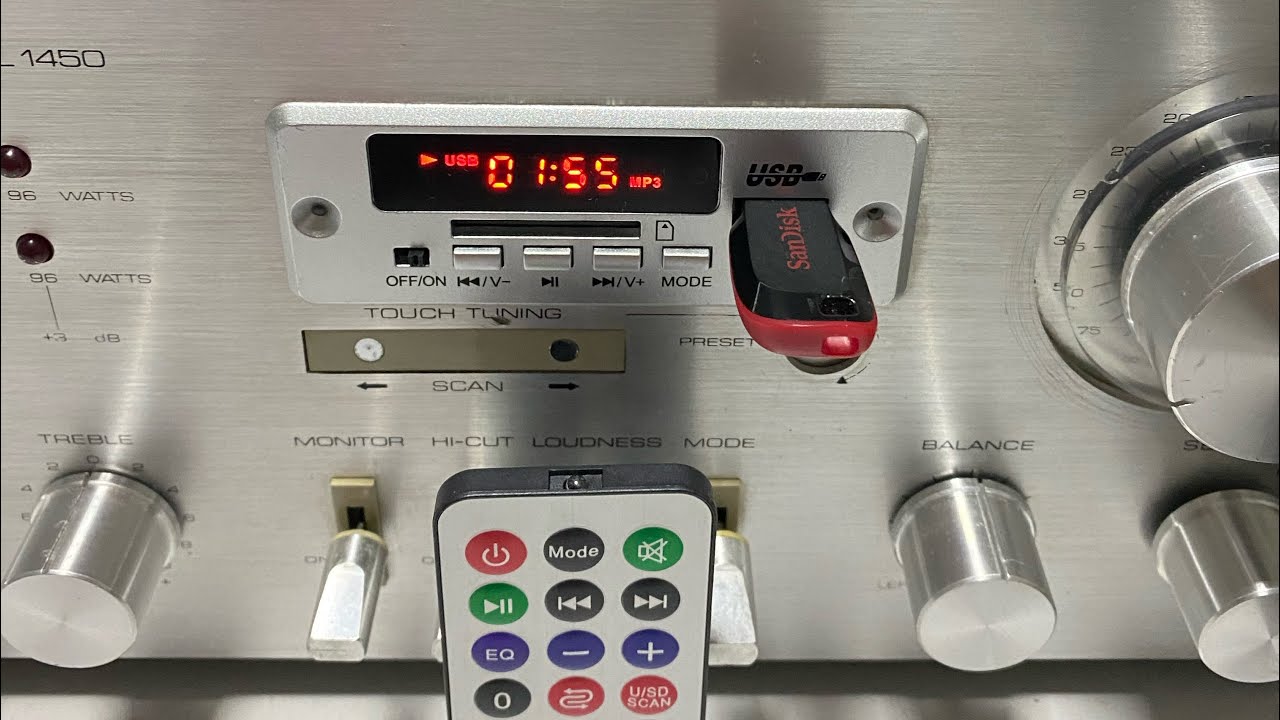 Receiver GRADIENTE 1450 USB, Bluetooth e FM com ou sem ALÇAS-conservação raríssima