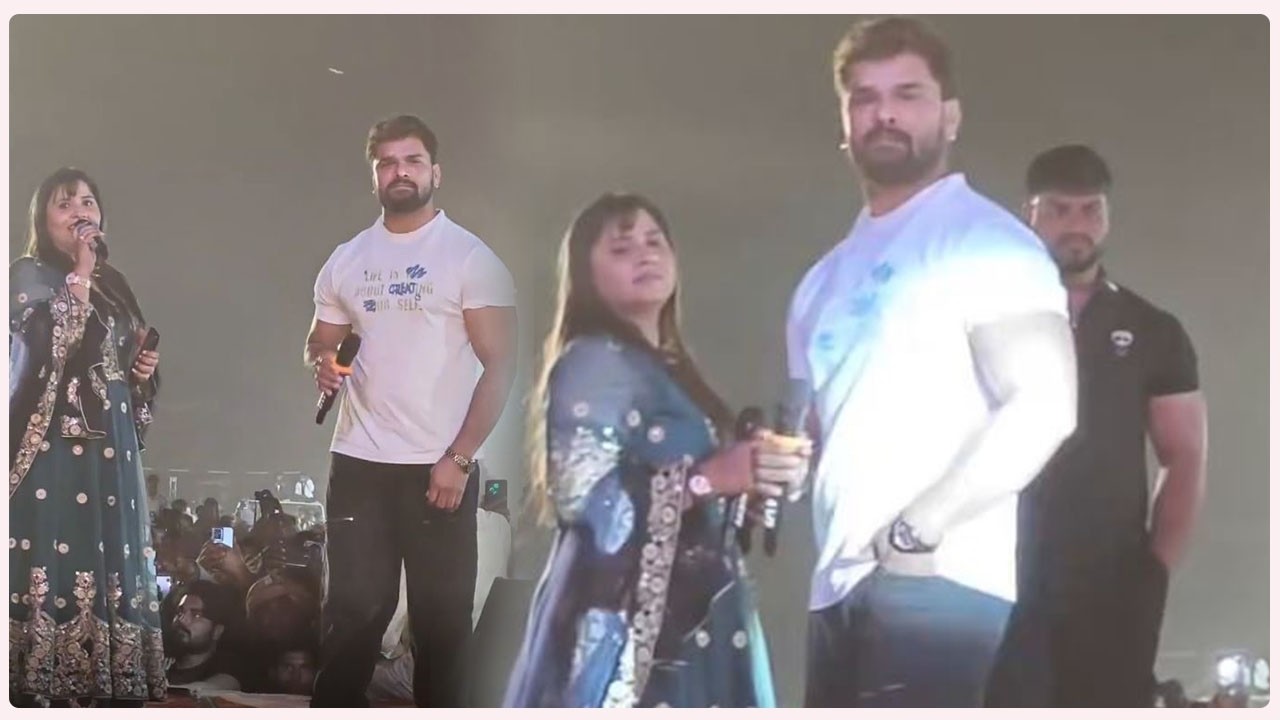 साहेबगंज में Khesari LAL YADAV के साथ ANUPMA YADAV ने हिला दिया STAGE - आपने देखा VIDEO #khesari
