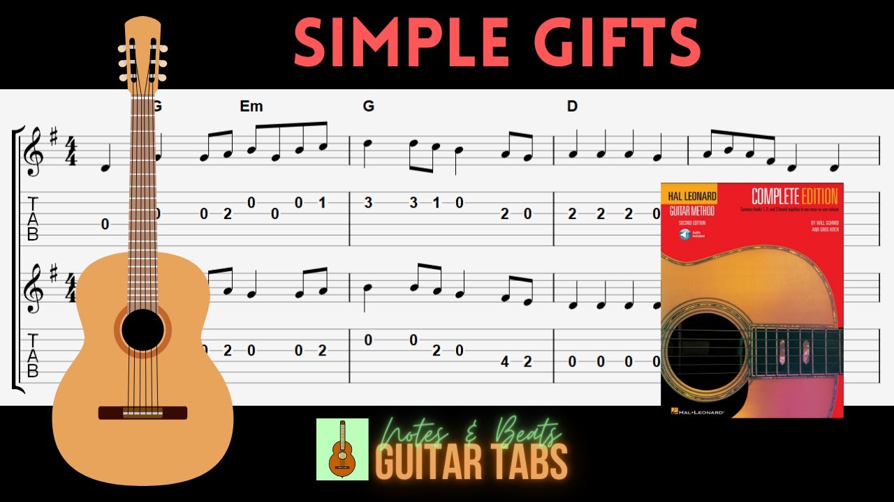 (63 of 70) Hal Leonard Book 1- Simple Gifts GUITAR TAB