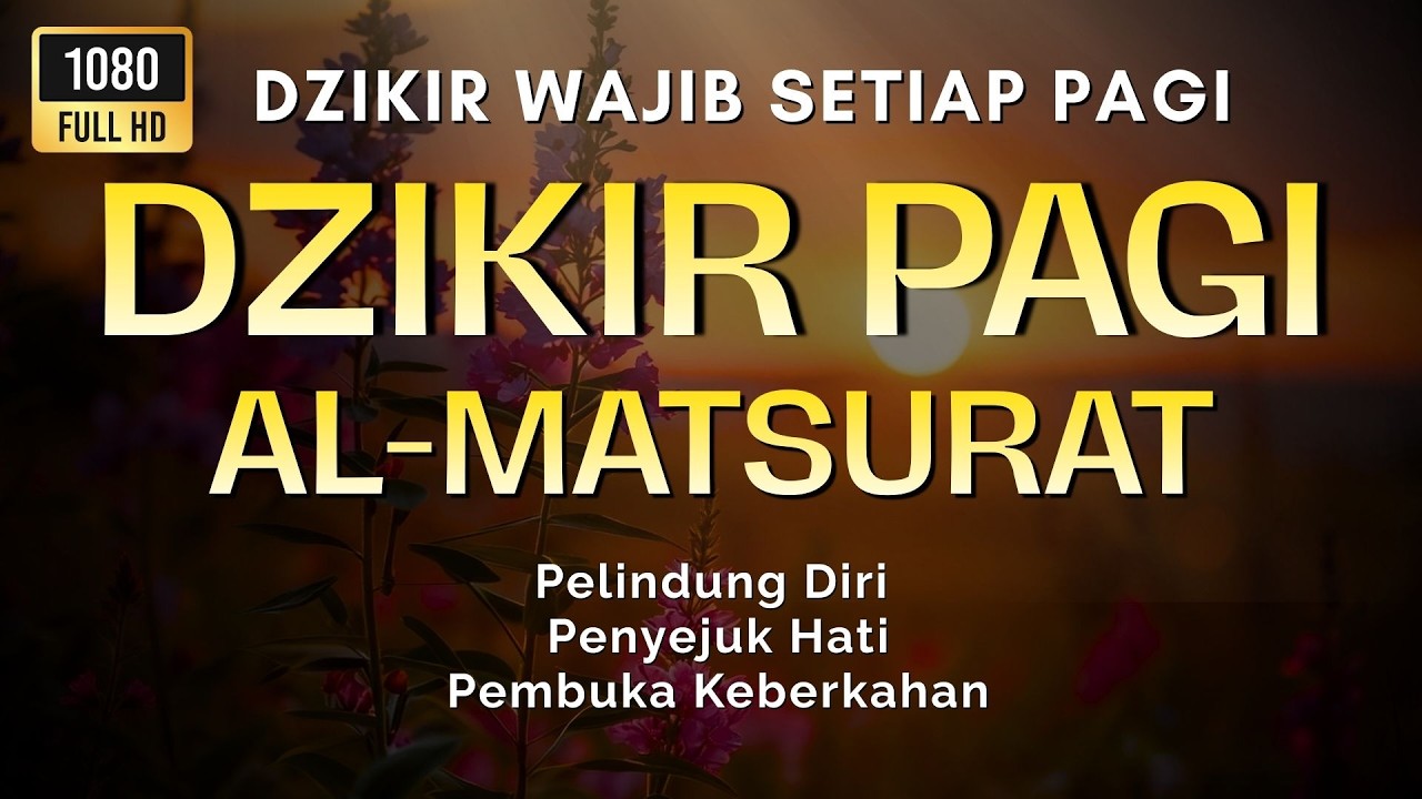 Dzikir Wajib Setiap Pagi || Al-Matsurat Pelindung Diri dan Penyejuk Hati