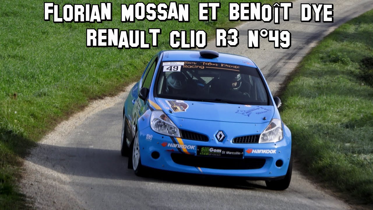 Rallye de la Noix de Grenoble 2022 - Renault Clio R3 N°49 - Florian MOSSAN et Benoît DYE