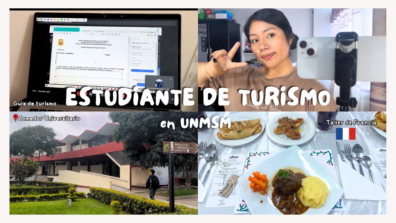 🌷Vlog: Estudiante de Turismo en UNMSM/ Curso de gu&iacute;a de turismo y gastronom&iacute;a internacional 👩&zwj;🍳
