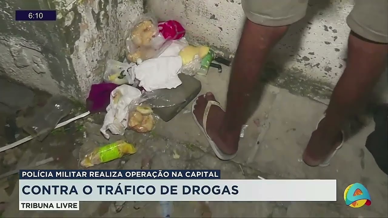 Tribuna Livre - Policia Militar realiza operação na capital contra o tráfico de drrogas