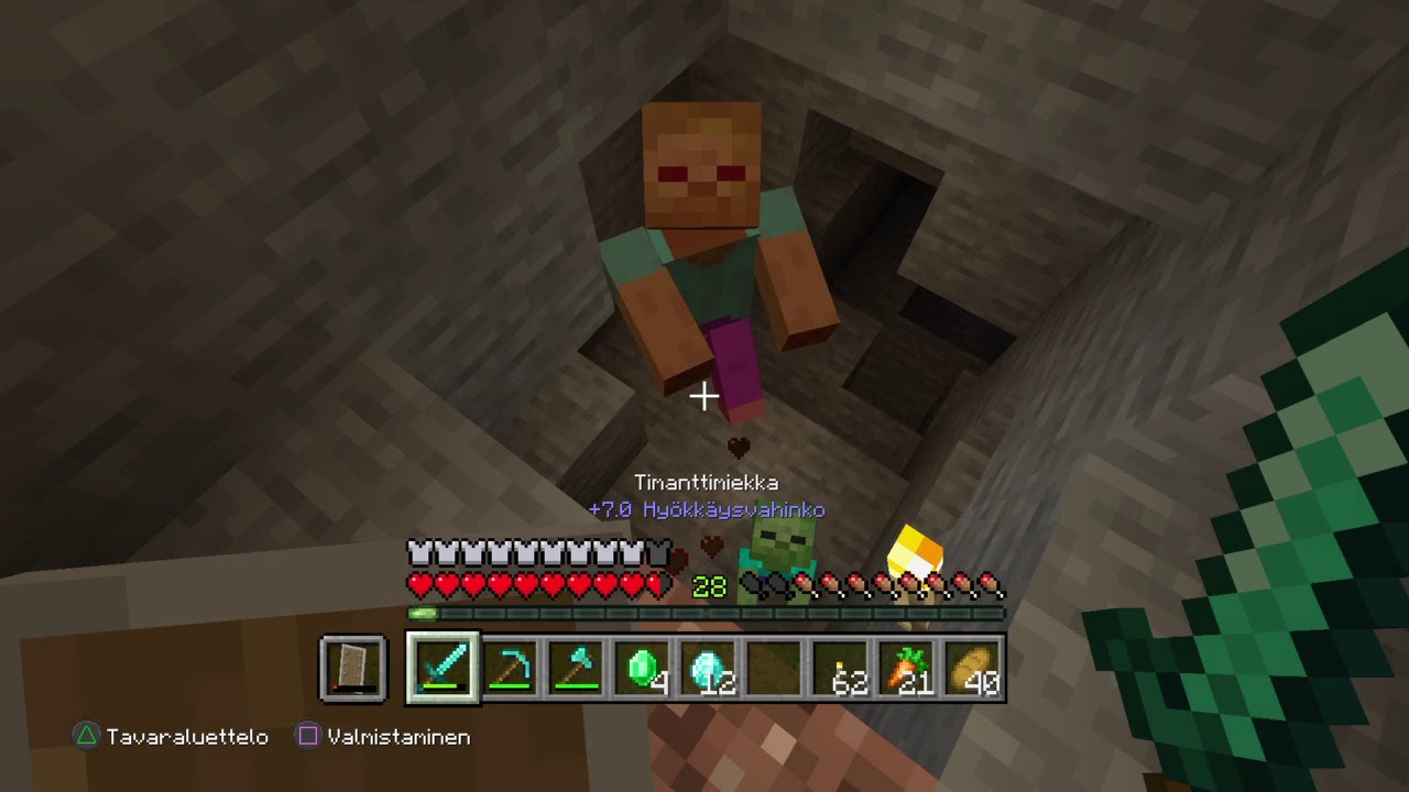 Minecraft let's play [5] obsidian,nether portal.