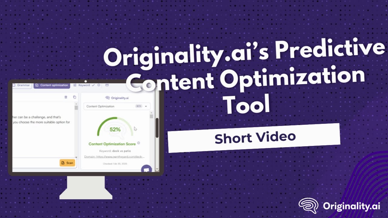 Originality.ai's Predictive Content Optimizer