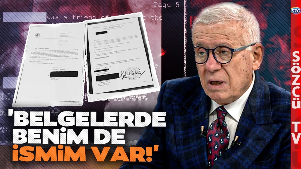Ertuğrul Özkök'ten İnanılmaz Epstein İtirafı! 'Belgelerde Benim de İsimim Var '