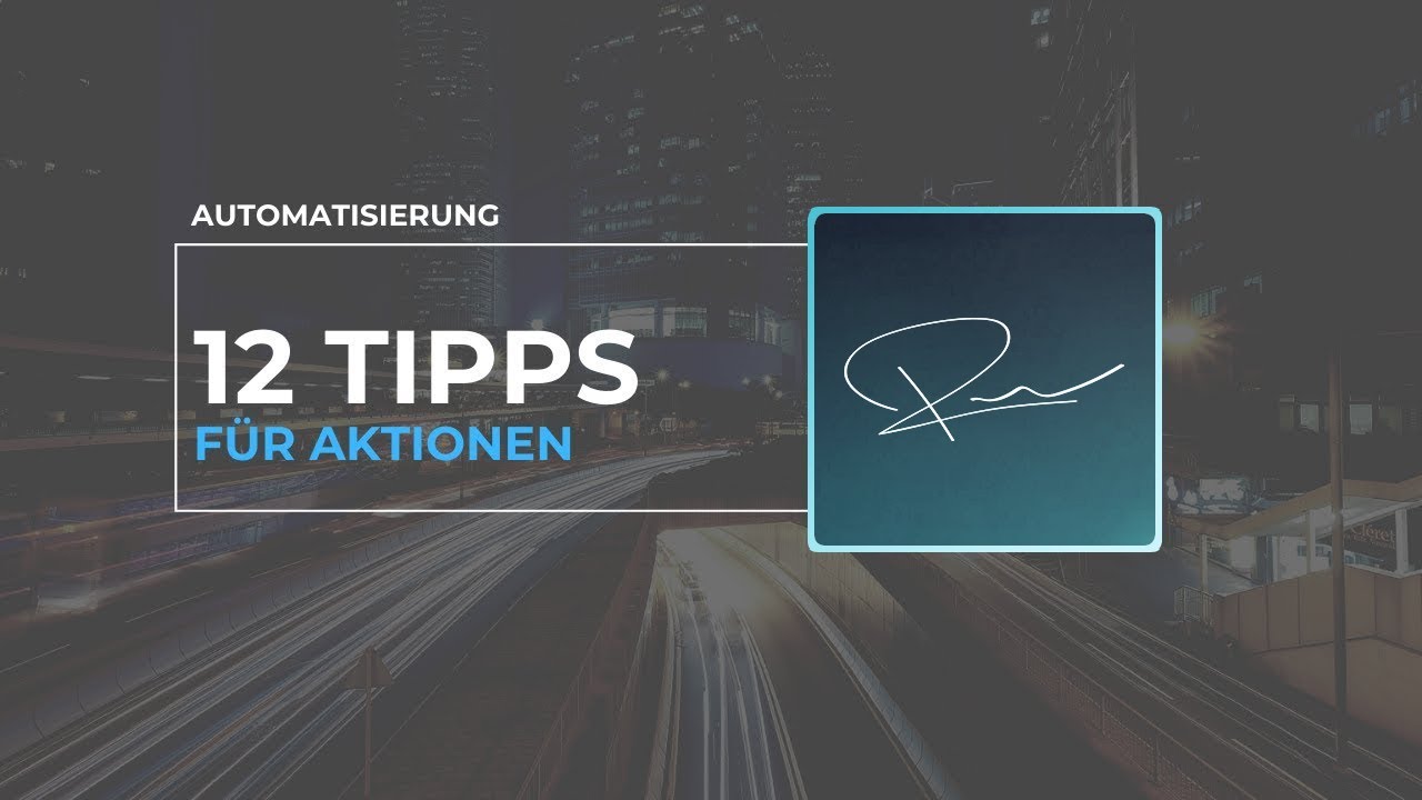 12 Tipps für Aktionen in 