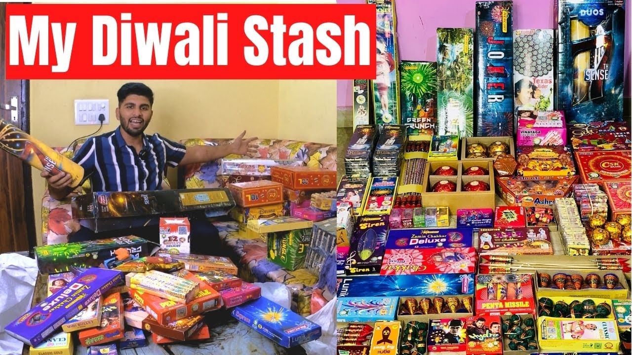 My Diwali Stash | Different Diwali Crackers Testing 2021 | Cheapest Crackers Stash | Diwali 2021
