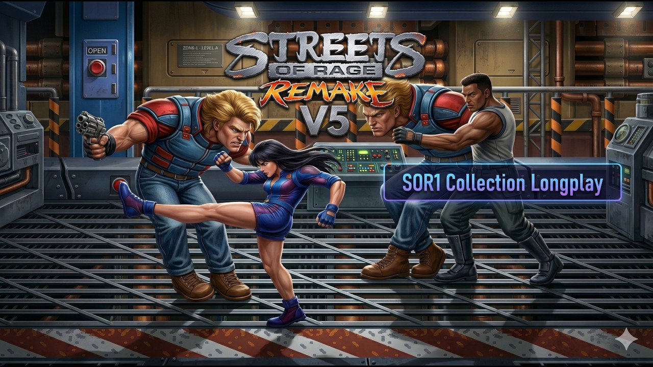 Streets Of Rage Remake V5 MOD SOR1 Collection Longplay