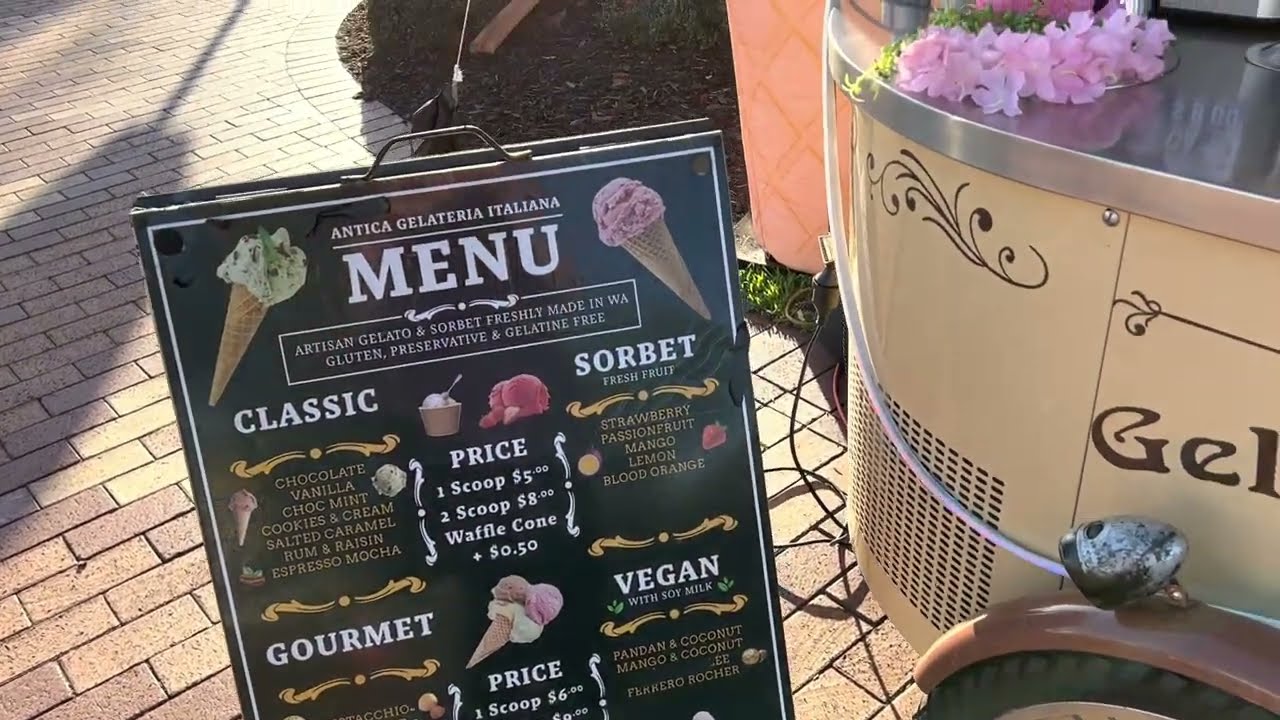Perth based Gelato Cart