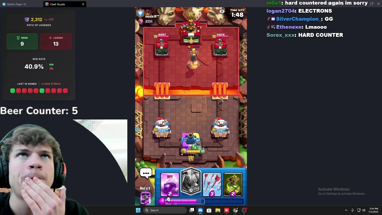 DRUNK CLASH ROYALE