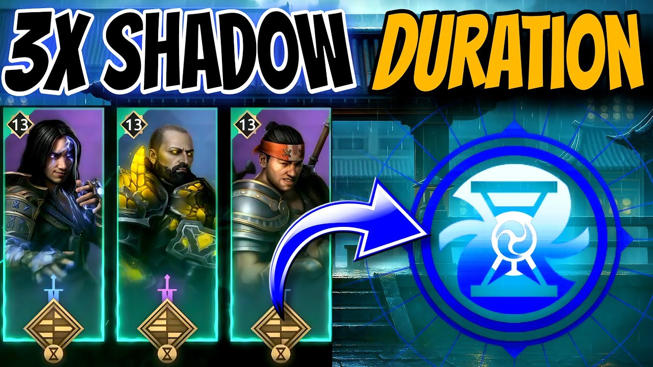 💀6th Talent FATE OF PAIN Combo = 3x SHADOW DURATION😱| Raikichi, Sarge & Xiang Tzu Shadow Fight Arena