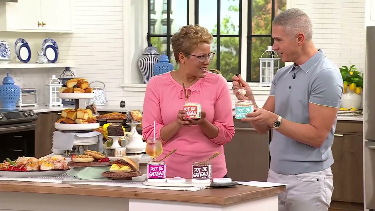 Pot de Gateau (4) 16 oz Decadent Cake Jars on QVC