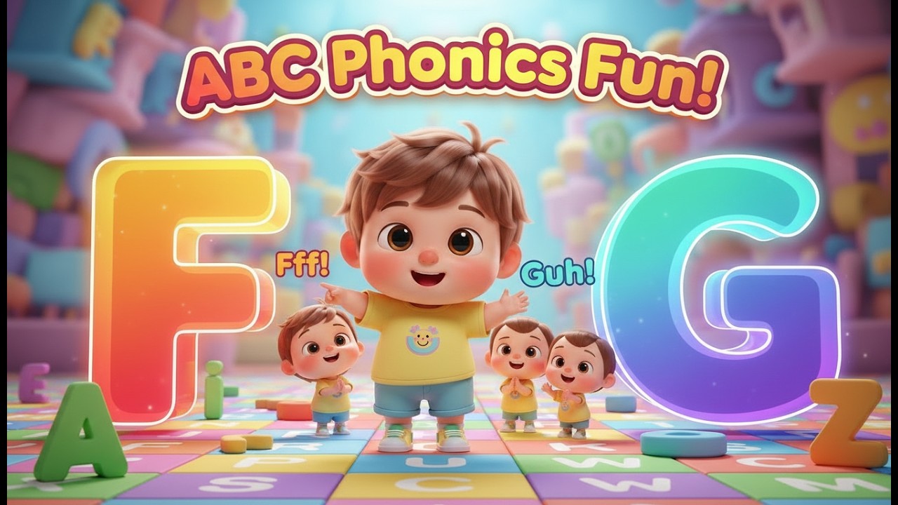 ABC Phonics Song – Nursery Rhyme, Letter Learning, and Toddler Literacy Fun