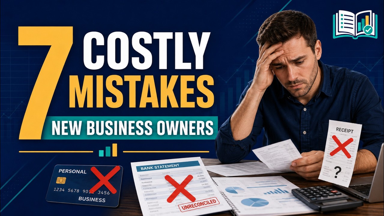 7 Costly Bookkeeping Mistakes New Business Owners Make