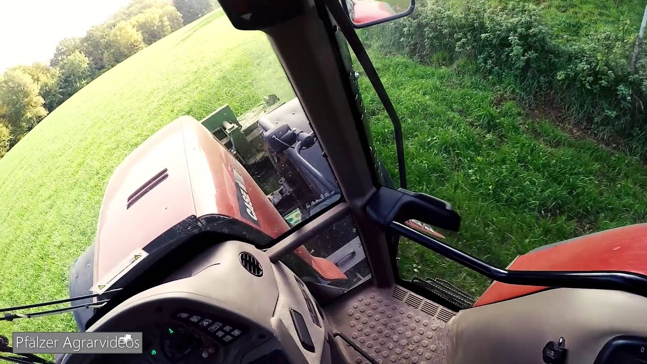 [Cabview] 1.Schnitt Ackergras & 3.Schnitt mähen mit CVX 1155 + Krone Mähwerken