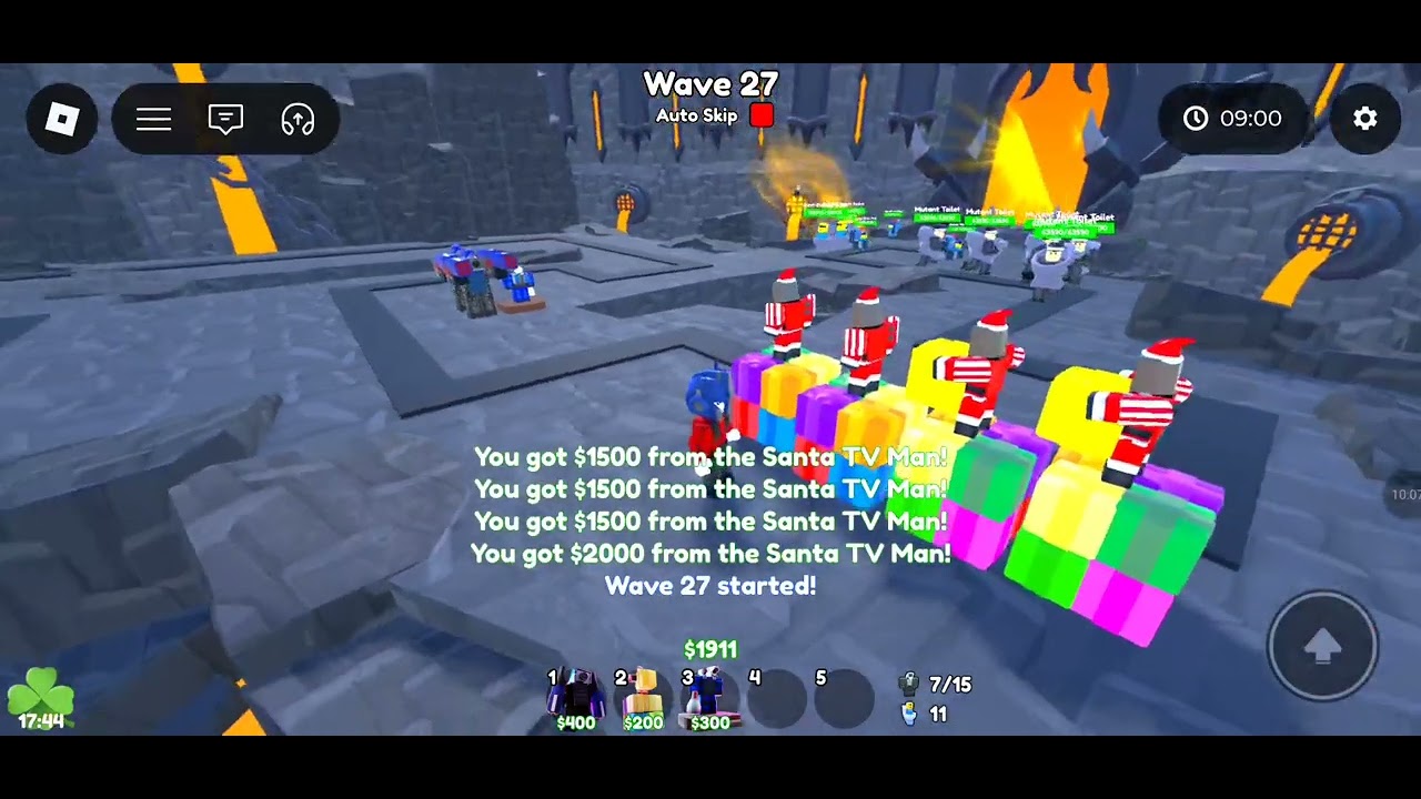 Toilet Tower Defence, but with the ultra rare LARGE FIREWORK CAMERAMAN! [ Only 191 exist ]