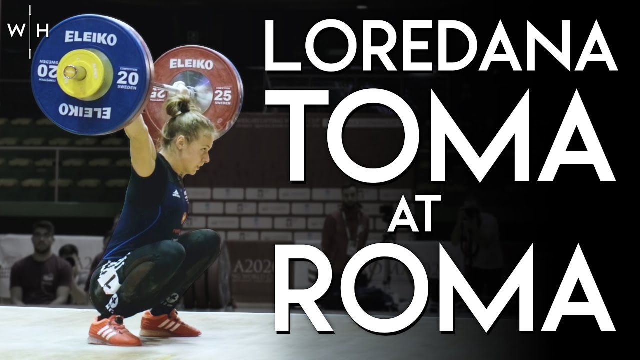 Toma Can't Stop Won't Stop | Competition PRs, Full Warm-Up and Comp Lifts | Loredana Toma
