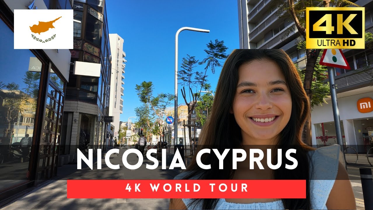 🇨🇾Nicosia, Cyprus Walking Tour - 4K Downtown tour｜Dec 2024