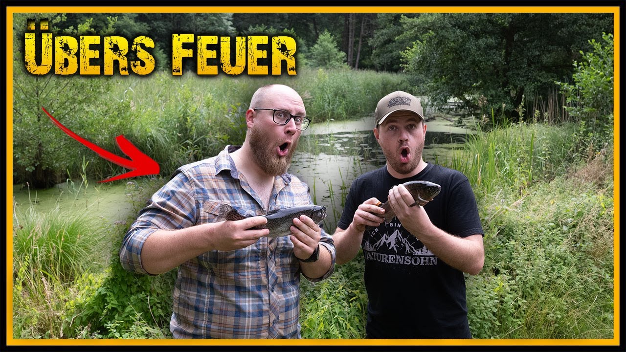 Forellen Catch and Cook &ndash; Training f&uuml;r 7 vs. Wild &ndash; Bushcraft Survival Kochen