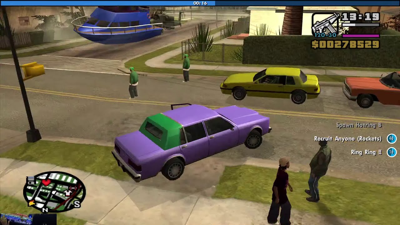 GTA San Andreas - Rainbomizer & Chaos Mod Playthrough All Missions (Part 4 Save)