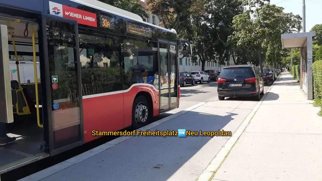 Wiener Linien Linie 30A 🚍 #003 Stammersdorf Freiheitsplatz➡️Neu Leopoldau