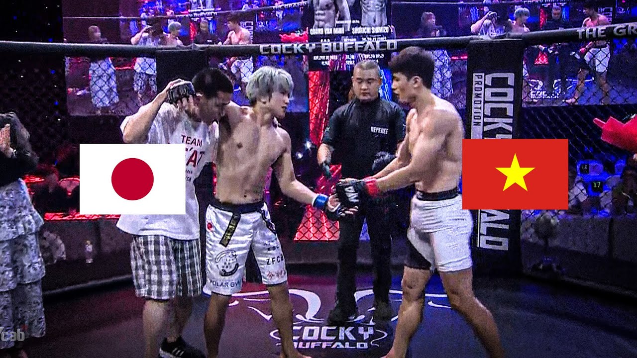 Tay đấm Nhật Bản phải choáng váng khi thách thức hai chiến thần MMA Việt Nam