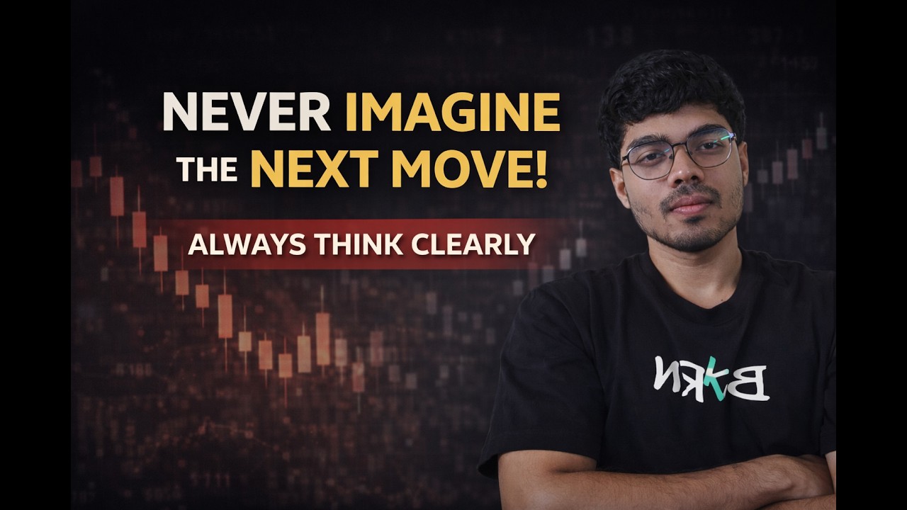 The Danger of Imagining the Next Candle #stockmarketindia