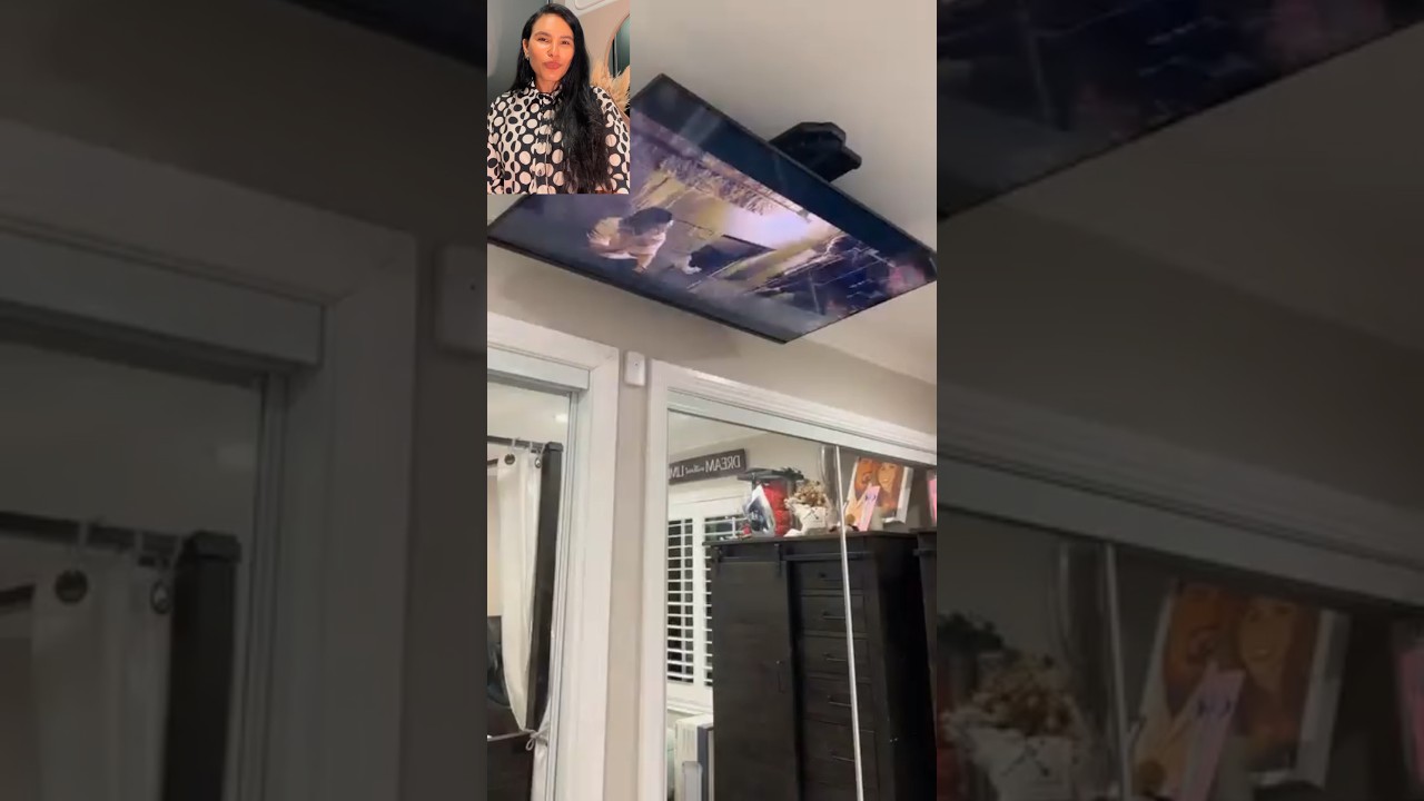 TV de teto? Usaria um desse na sua casa?video: @tvmountla 