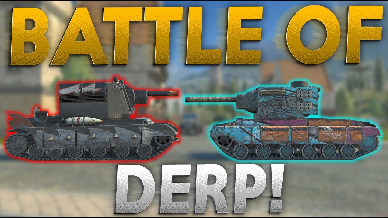SMASHER VS KV-JR! BATTLE OF DERPS