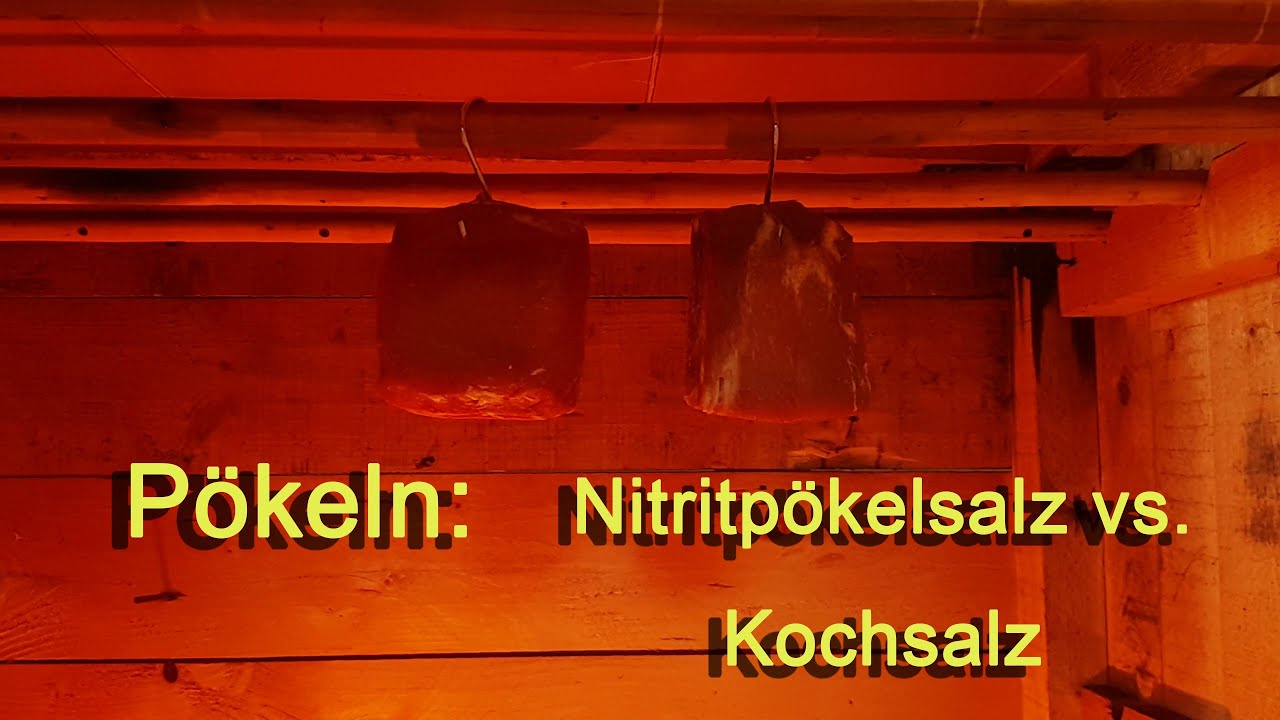 Pökeln: Nitritpökelsalz vs. Kochsalz
