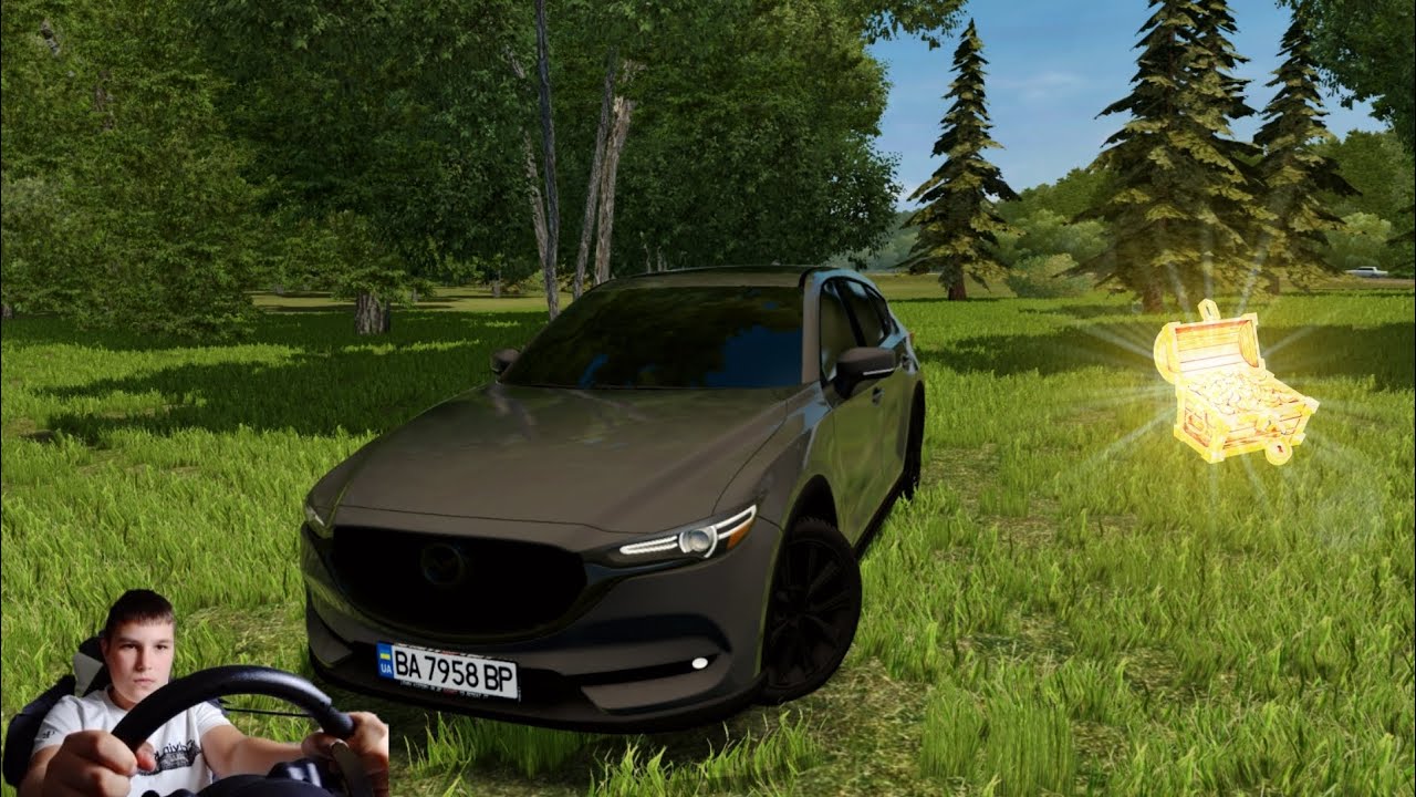 Купил посылку из Даркнет с координатами клада еду за кладом RP+руль в City Car Driving.