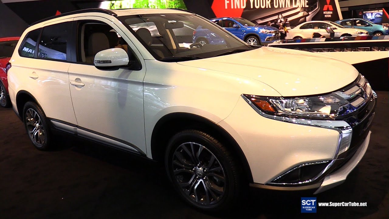 2016 Mitsubishi Outlander 2.4 SEL 2WD - Exterior and Interior Walkaround - 2015 LA Auto Show