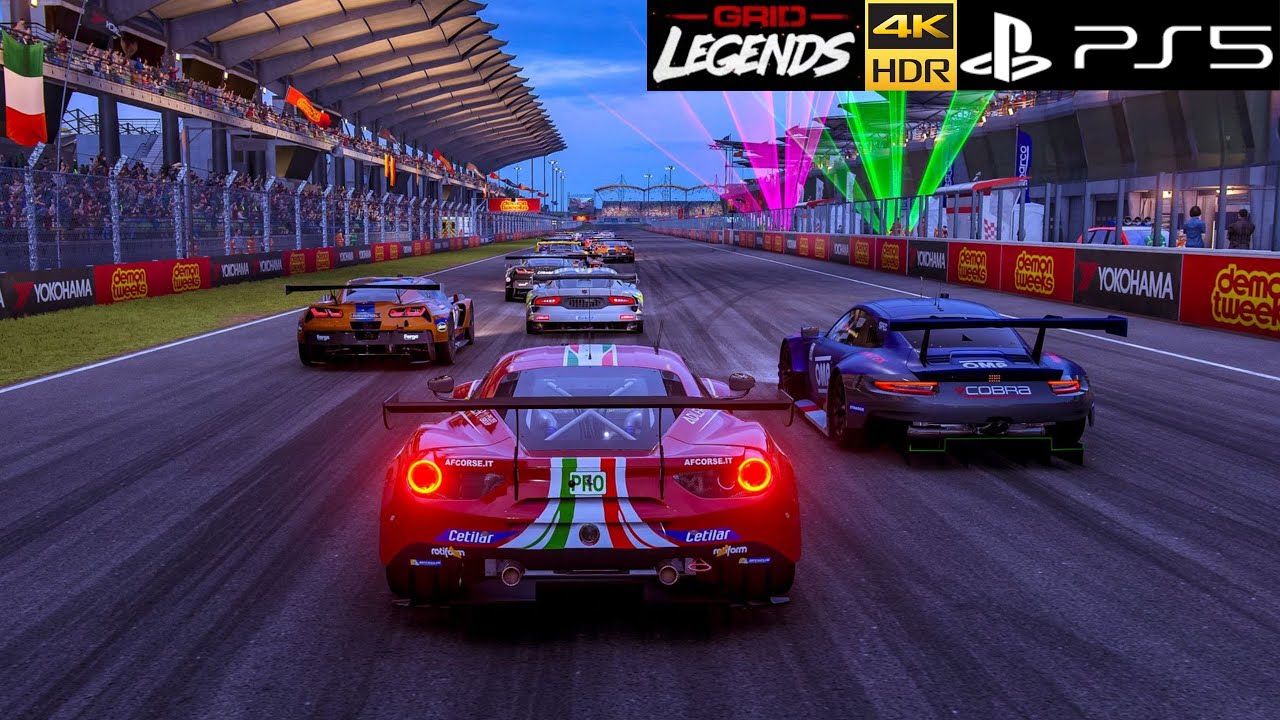 Grid Legends - Ferrari 488 GTE - ( PS5 4K 60FPS HDR ).