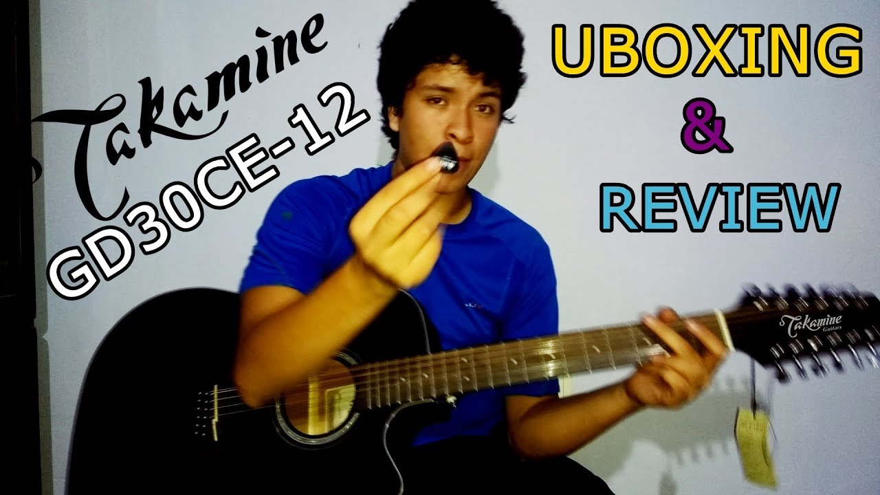 Takamine GD30CE-12 UNBOXING